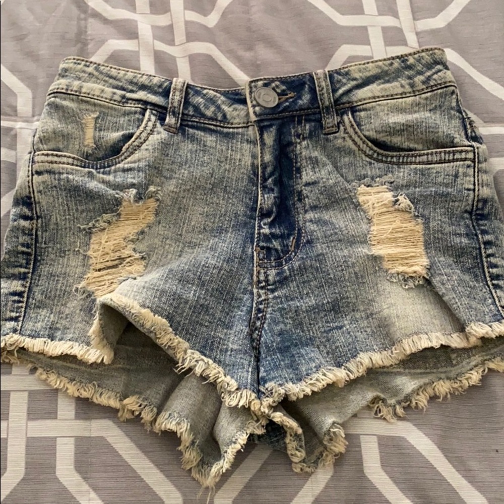 High waisted shorts